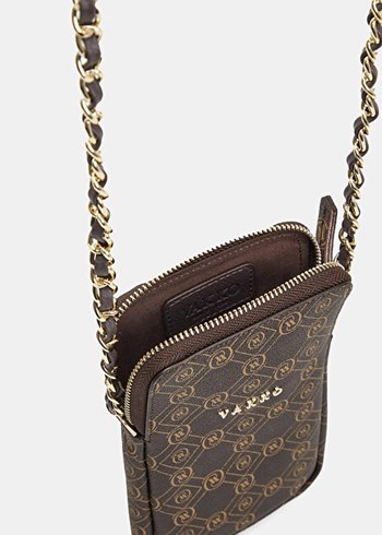 Vakko Kahverengi Deri Kadın Çapraz Çanta - Görsel 2