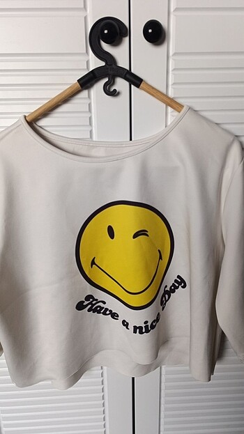 m Beden beyaz Renk Crop
