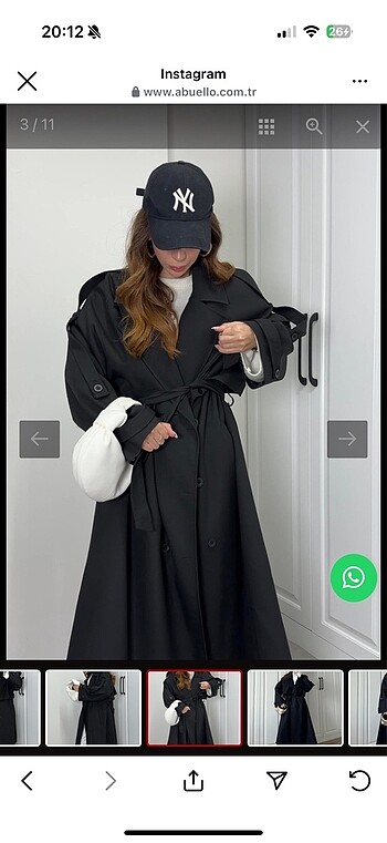 universal Beden siyah Renk Siyah oversize trençkot