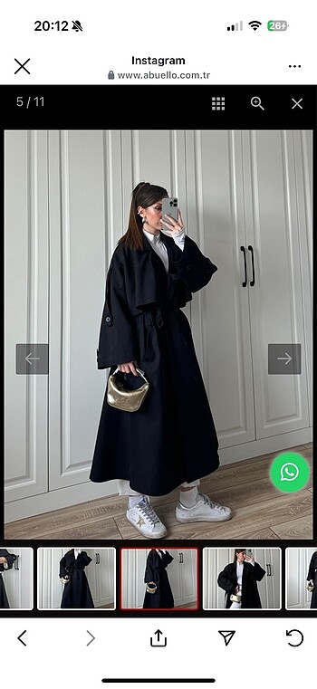 Diğer Siyah oversize trençkot
