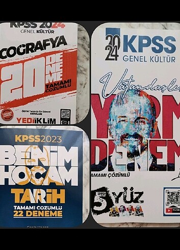 Kpss tarih, vatandaşlık ve coğrafya deneme kitapları