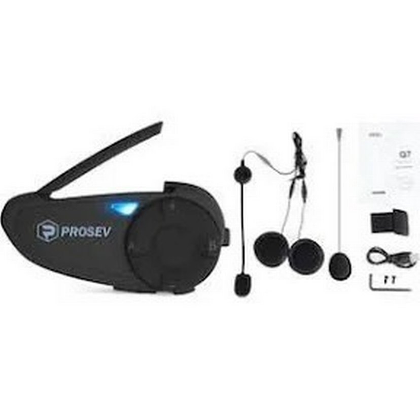 PROSEV Siyah Kablosuz Motosiklet Kulaklığı - Görsel 2