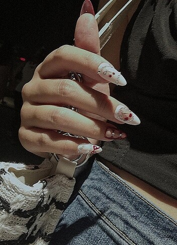 Cherry Red ~ Medium Almond 