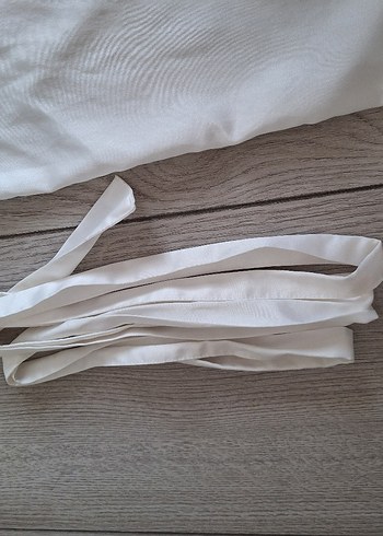 Beyaz V Yaka Sabahlık - Görsel 7