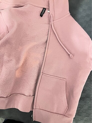 s Beden pembe Renk H&M PEMBE CROP HIRKA