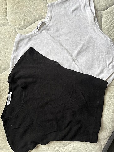 s Beden siyah Renk ZARA CROP