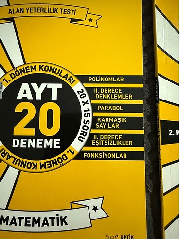  Beden AYT MATEMATİK 20 ?Lİ DENEMELER