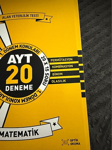  Beden Renk AYT MATEMATİK 20 ?Lİ DENEMELER