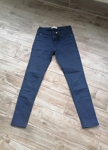 36 Beden lacivert Renk Mango lacivert rahat pantolon