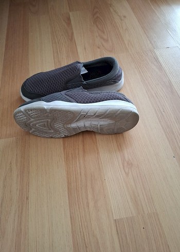 31 Beden gri Renk Gri Erkek Çocuk Spor Ayakkabı Velcro