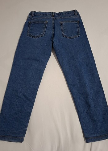 8 Yaş Beden Erkek Çocuk Mavi Denim Pantolon