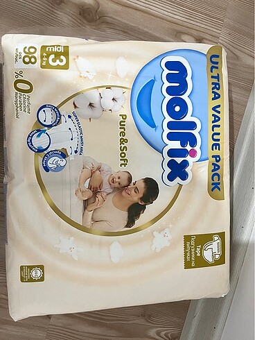 Molfix Molfix pure soft bebek bezi 3 numara