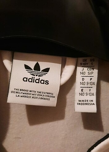 10 Yaş Beden Adidas orijinal çocuk eşofman üstü