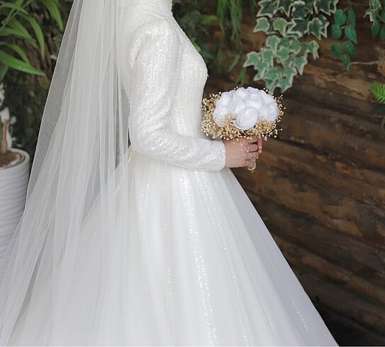 Tesettür gelinlik - Görsel 5