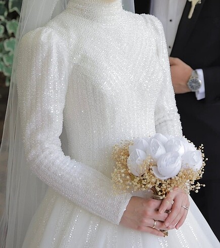 Tesettür gelinlik - Görsel 6