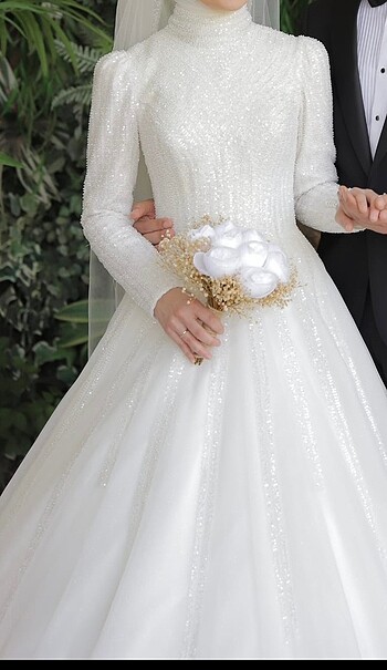 Tesettür gelinlik - Görsel 9