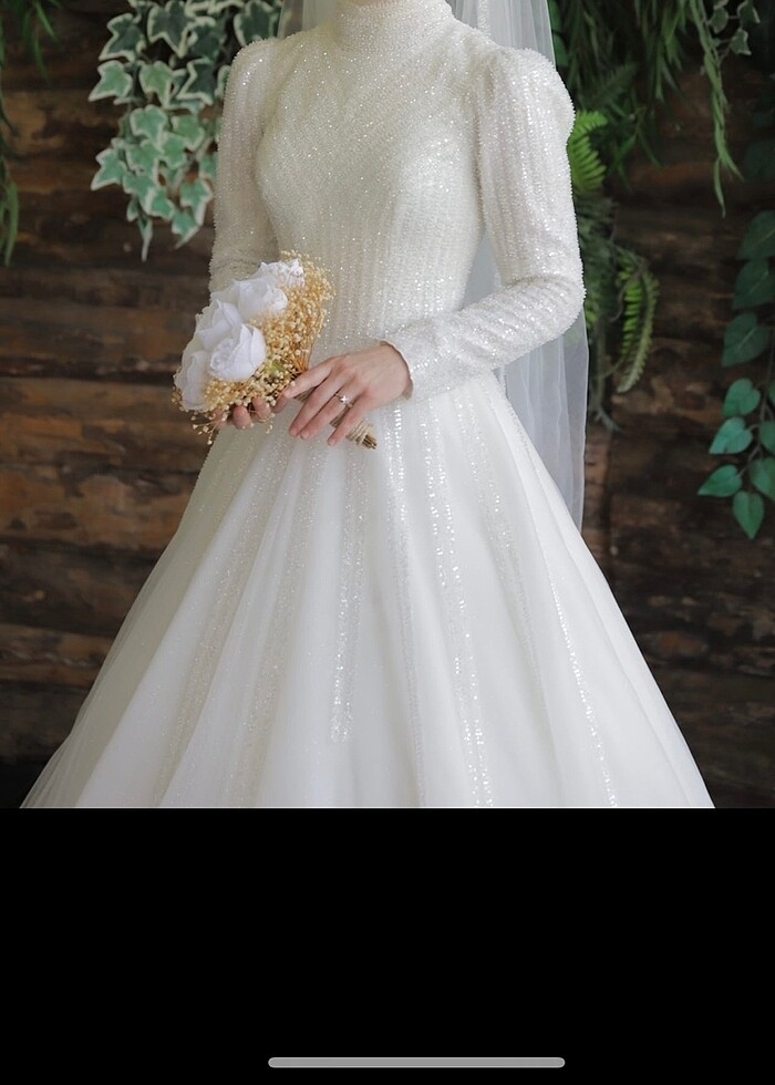 Tesettür gelinlik - Görsel 3