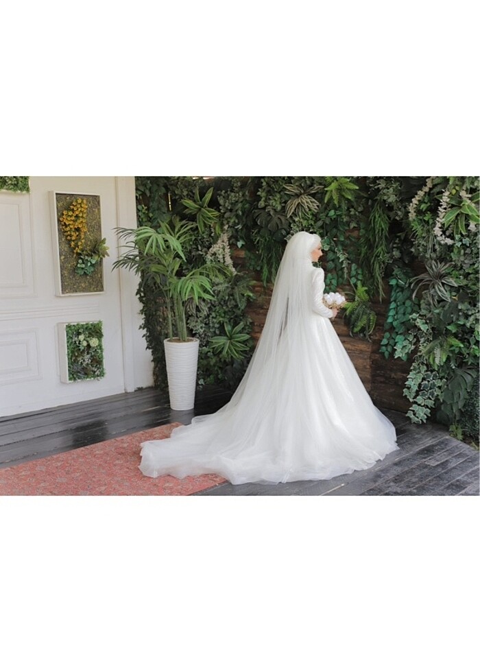 Tesettür gelinlik - Görsel 2