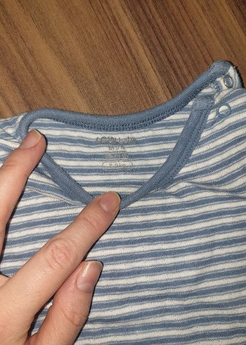 LCW mavi Çizgili Erkek Bebek Takımı - Görsel 4