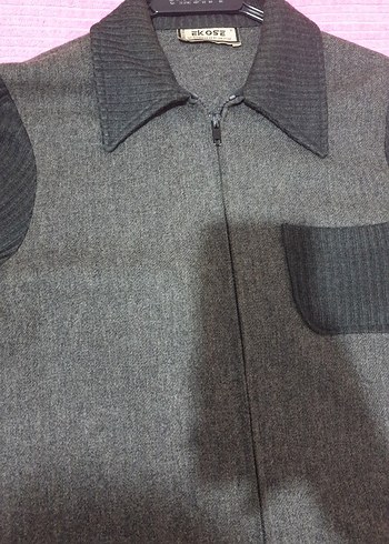 Kaşe Fermuarlı Kadın Ceket - Görsel 6