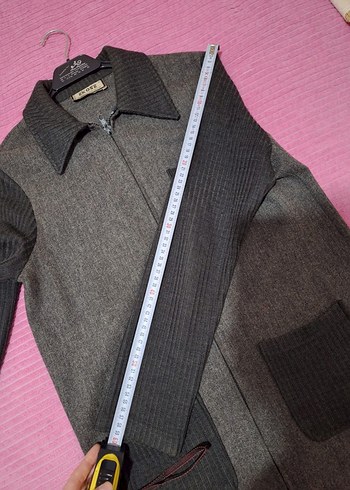 Kaşe Fermuarlı Kadın Ceket - Görsel 5