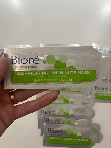 Bioré kendini ısıtan bir dakikalık maske