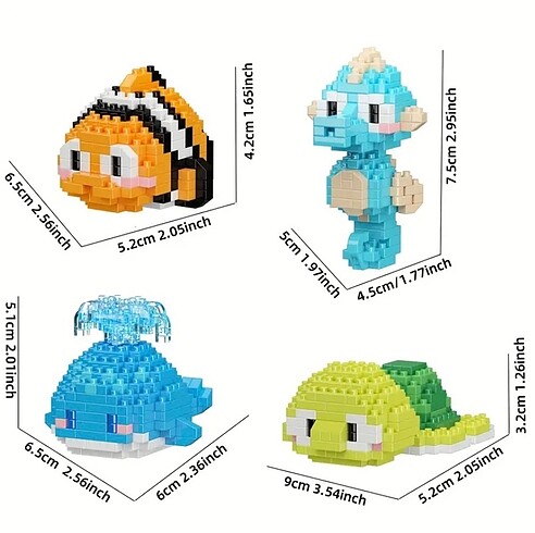 Beden Deniz/ Okyanus hayvanları lego