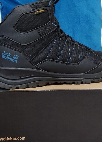 45 Beden siyah Renk Jack Wolfskın profesyonel outdoor GORETEX bot SIFIR ORİJİNAL KUT