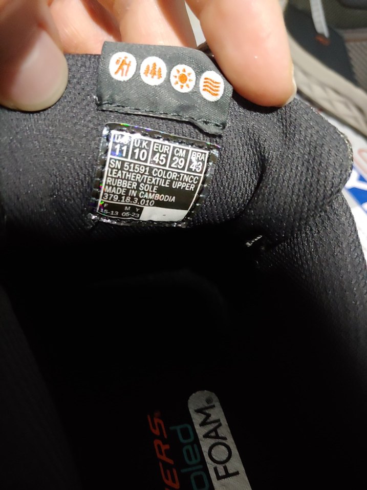 SKECHERS ORJİNAL SU GEÇİRMEZ OUTDOOR AYAKKABISI ORJİNAL SIFIR - Görsel 2