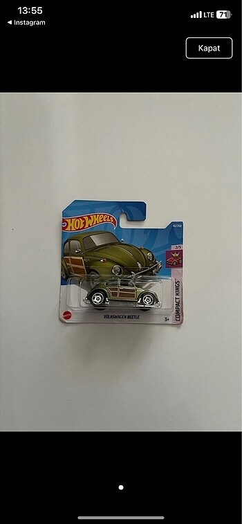  Hot Wheels 2020 Ford Mustang Shelby GT500 ve Volkeagen Beetle