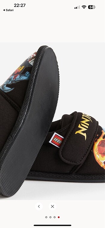 30 Beden çeşitli Renk H&M Ninjago Jarse Ev Atakkabısı