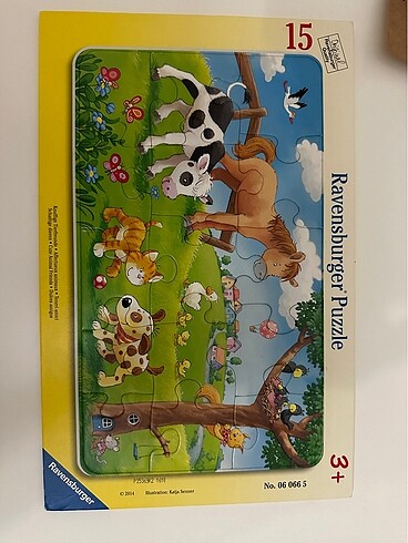  Beden Renk Ravensburger Puzzle (15 Parça)