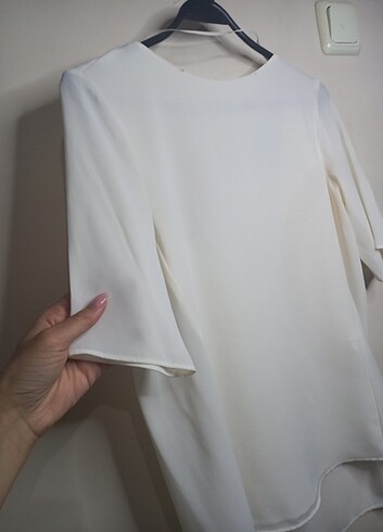 Zara Xs sırtı dekolteli bluz