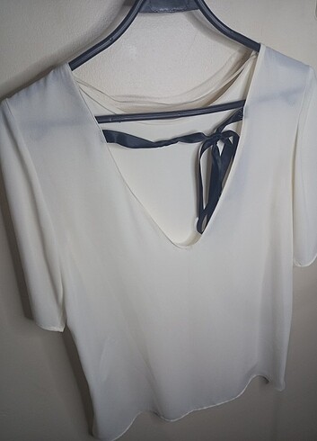 xs Beden Zara Xs sırtı dekolteli bluz