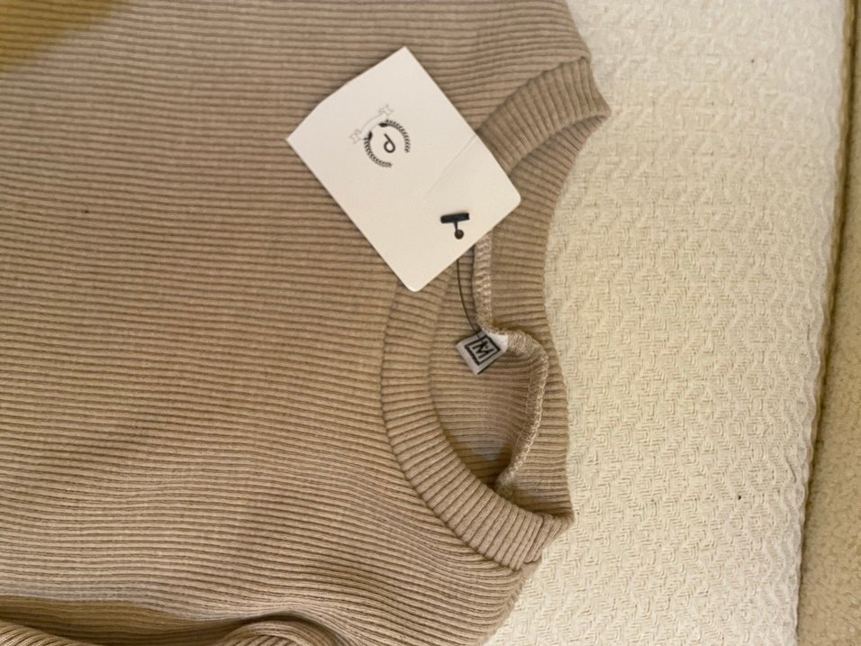 Bej Kadın Crop - Görsel 2