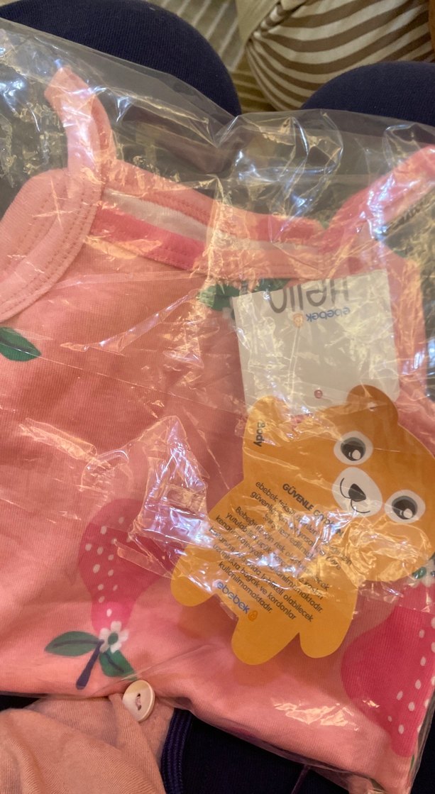 Askılı Pembe Zıbın - Görsel 3