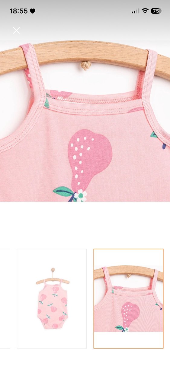 Askılı Pembe Zıbın - Görsel 2