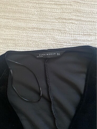 Zara Zara kadife mini elbise
