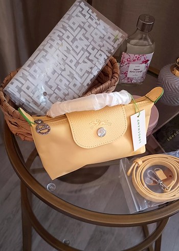 LONGCHAMP POUCH XS SARI - Görsel 5