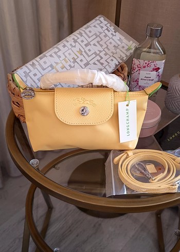 LONGCHAMP POUCH XS SARI - Görsel 2