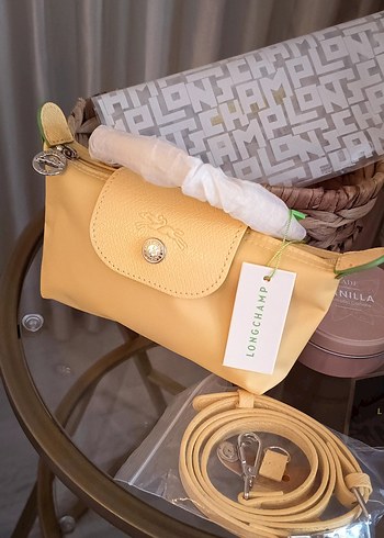 LONGCHAMP POUCH XS SARI - Görsel 8