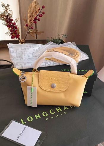 LONGCHAMP POUCH XS SARI - Görsel 4