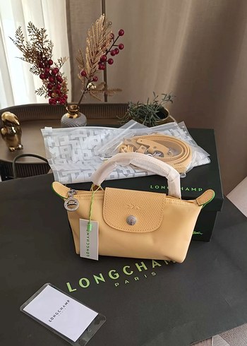 LONGCHAMP POUCH XS SARI - Görsel 7