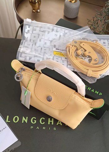 LONGCHAMP POUCH XS SARI - Görsel 3
