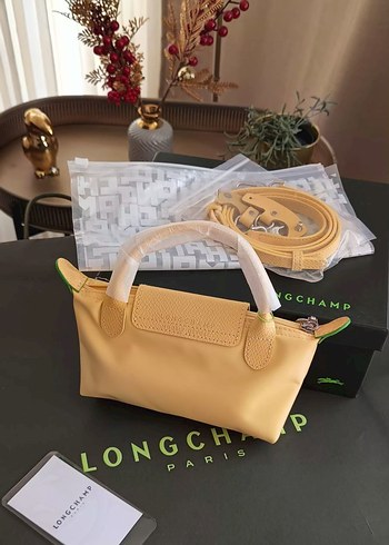 LONGCHAMP POUCH XS SARI - Görsel 8