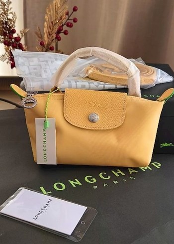 LONGCHAMP POUCH XS SARI - Görsel 3