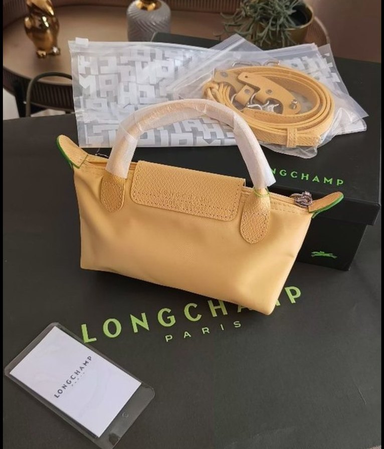 LONGCHAMP POUCH XS SARI - Görsel 4