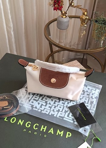 Beden LONGCHAMP POUCH XS KREM