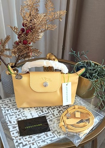 LONGCHAMP POUCH XS SARI - Görsel 7