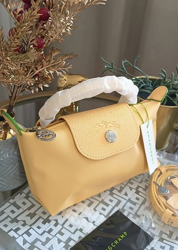 LONGCHAMP POUCH XS SARI - Görsel 12